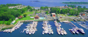 Aerial photo of Yacht Club
