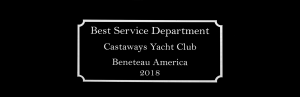 2018 Beneteau Best Service Department Award